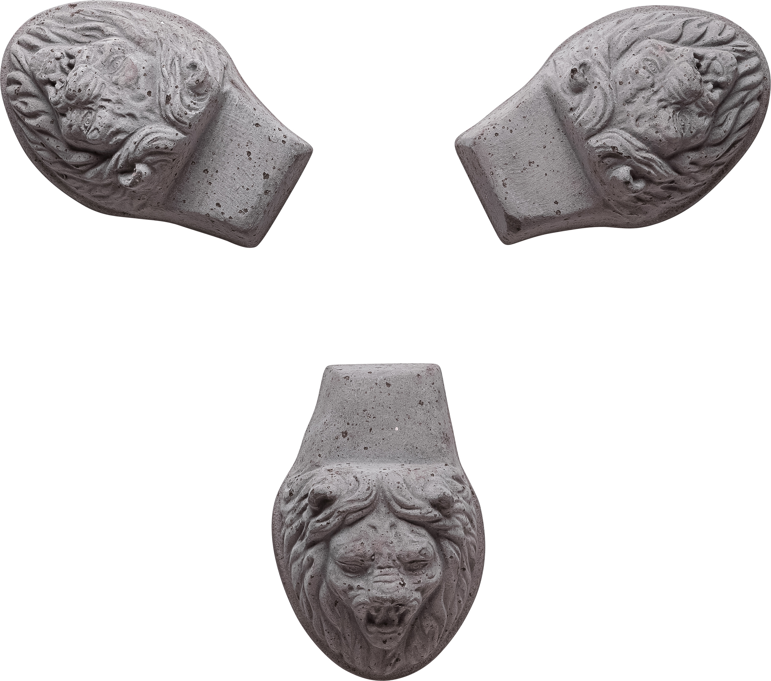 Nóżki pod doniczkę Bergs Potter Lion Head szare