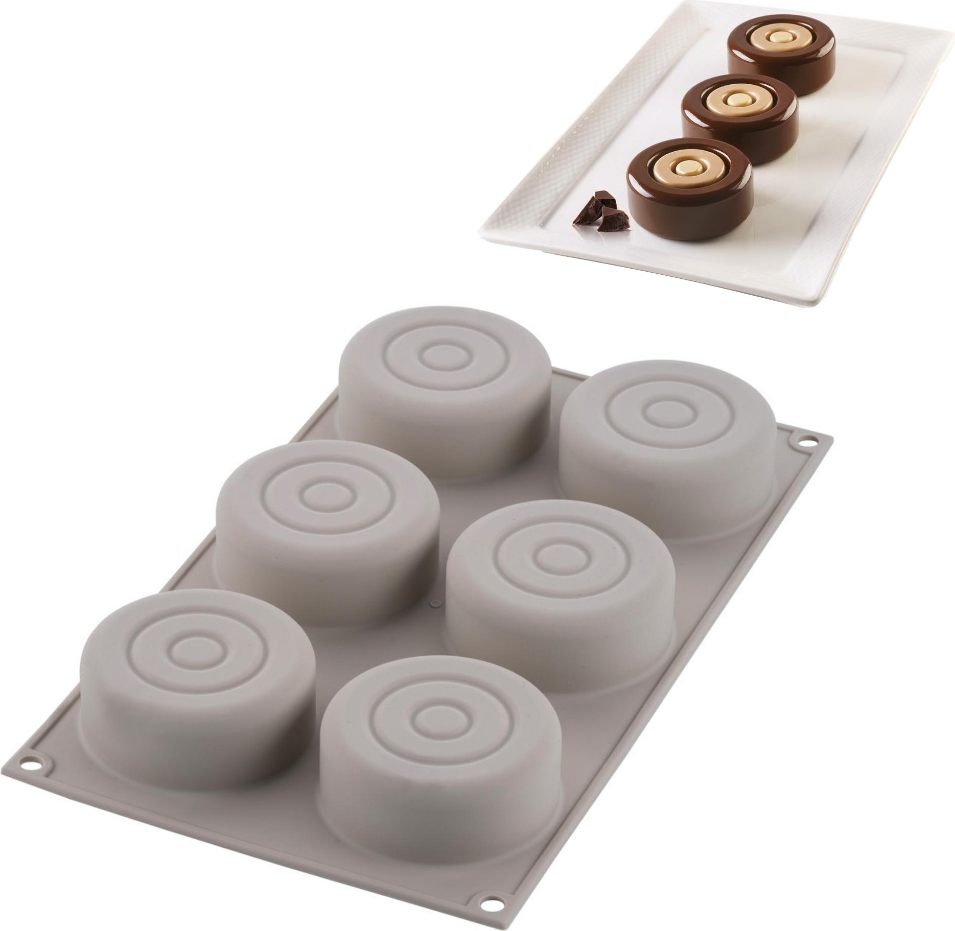 Forma do ciastek Mini Color silikonowa