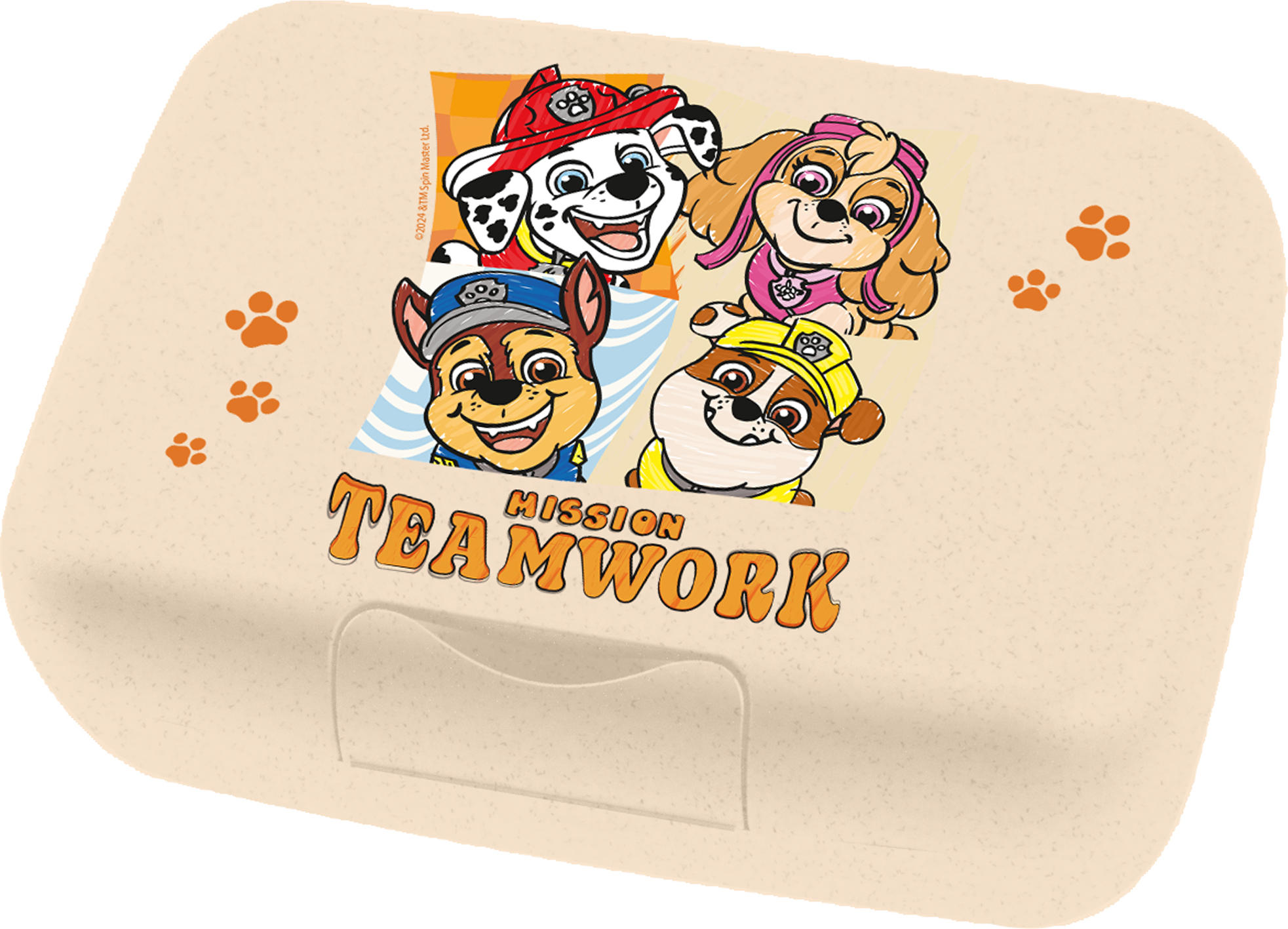 Lunchbox dziecięcy Candy Organic Psi Patrol beżowy