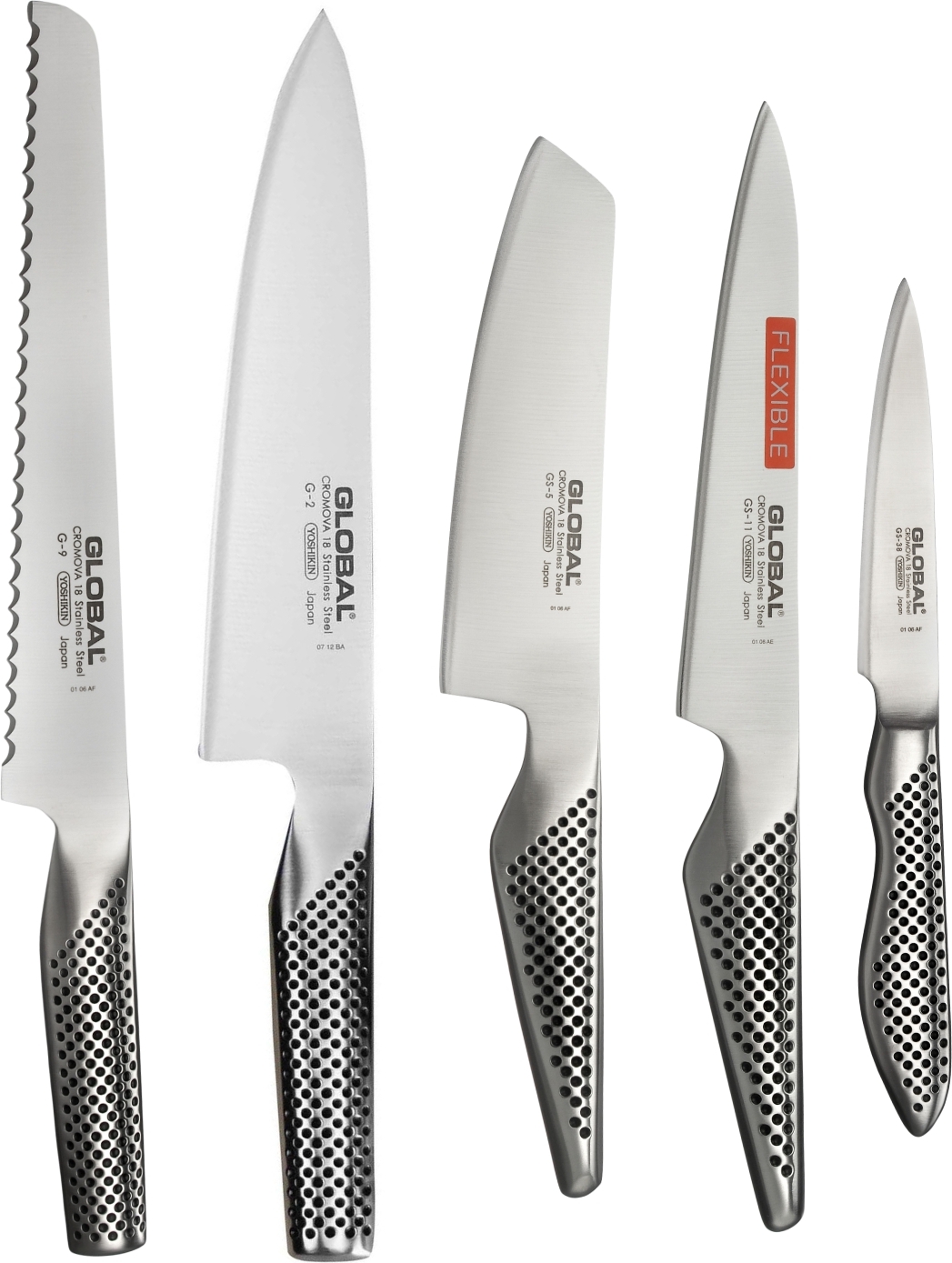 Zestaw noży Global 5 szt.