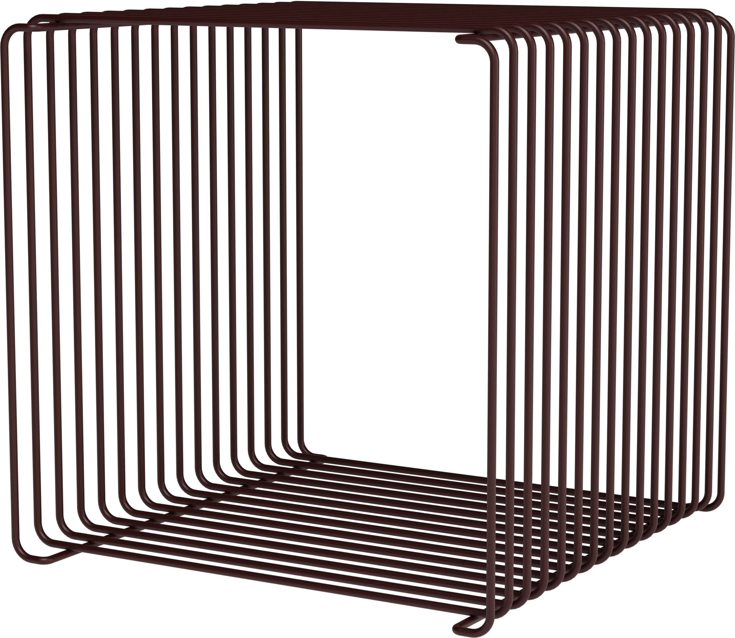 System modułowy Panton Wire 34,8 x 34,8 x 34,8 cm bordowy