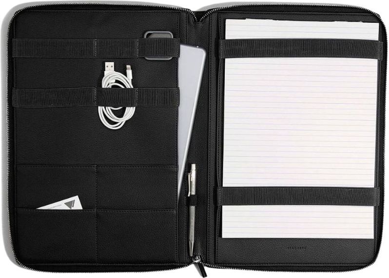 Etui na dokumenty Stackers Pebble A4 czarne