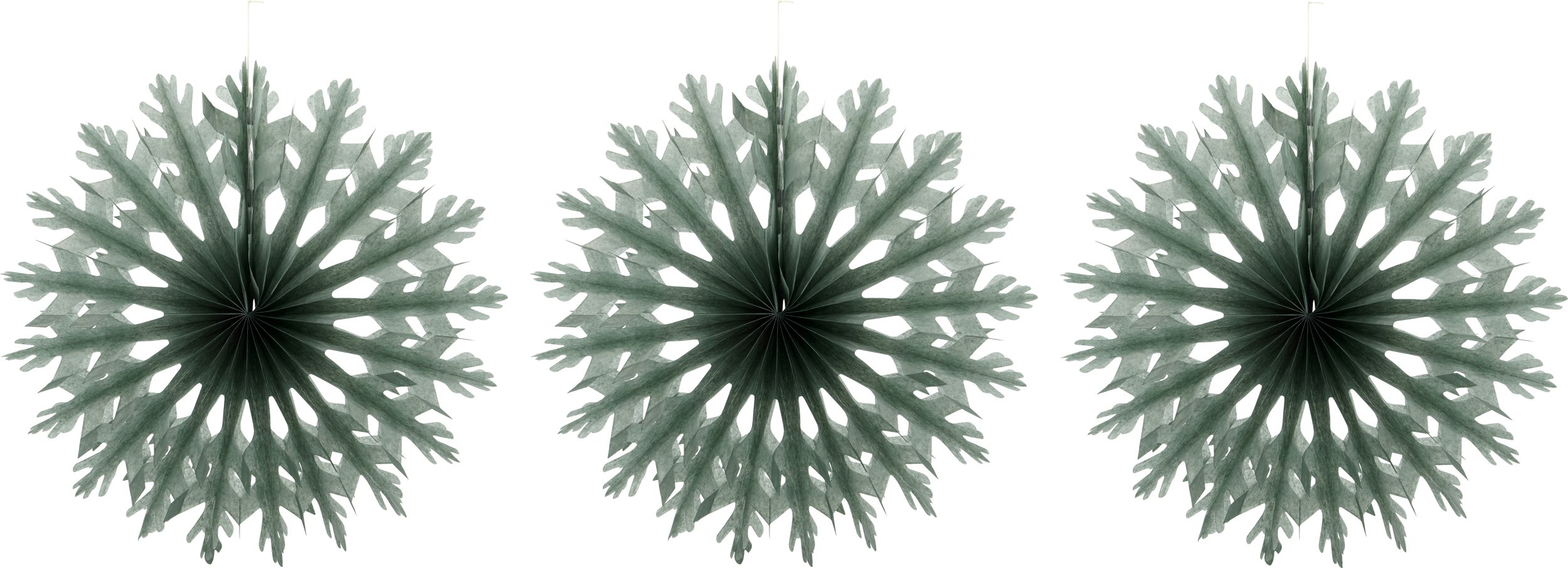 Dekoracje świąteczne HDFold M zielone 3 szt.