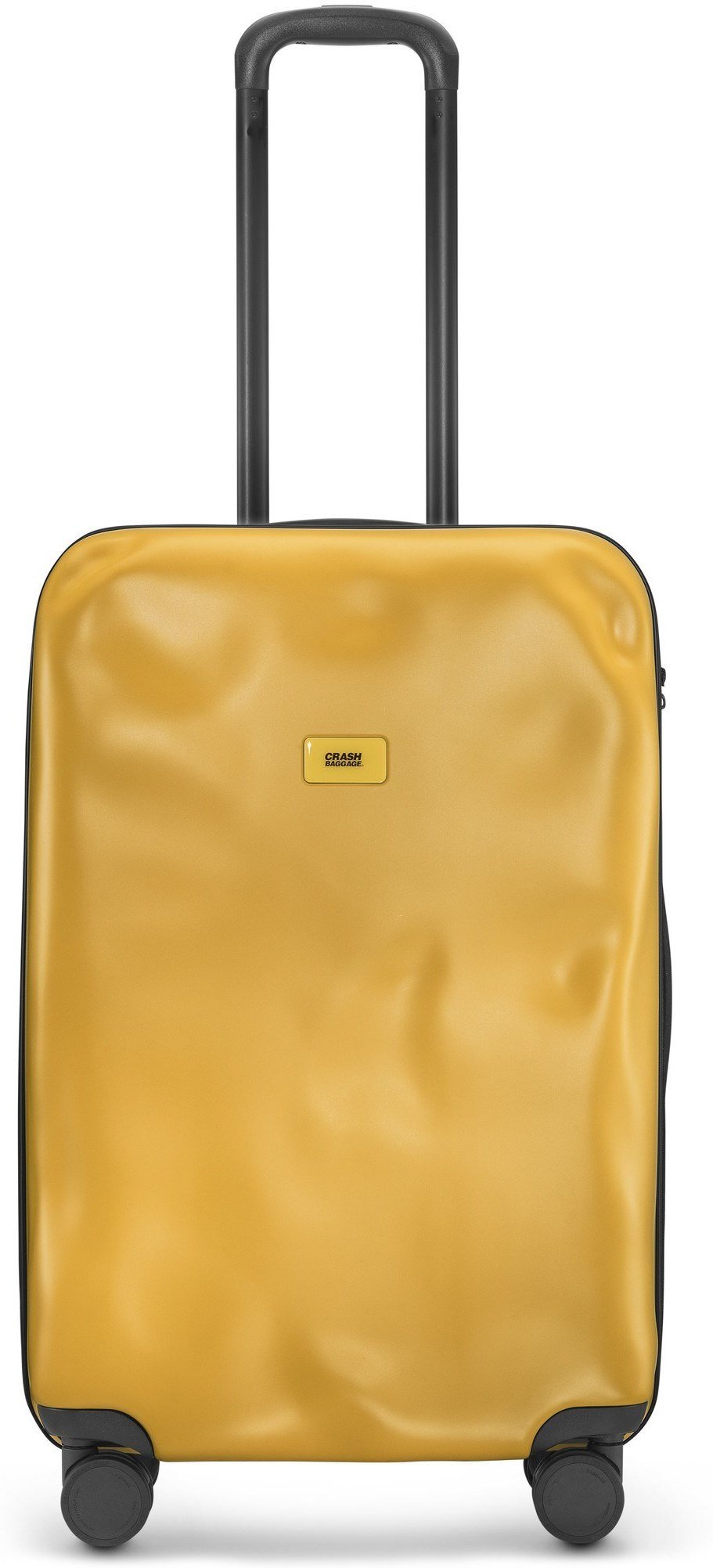 Walizka Icon średnia matowa żółta