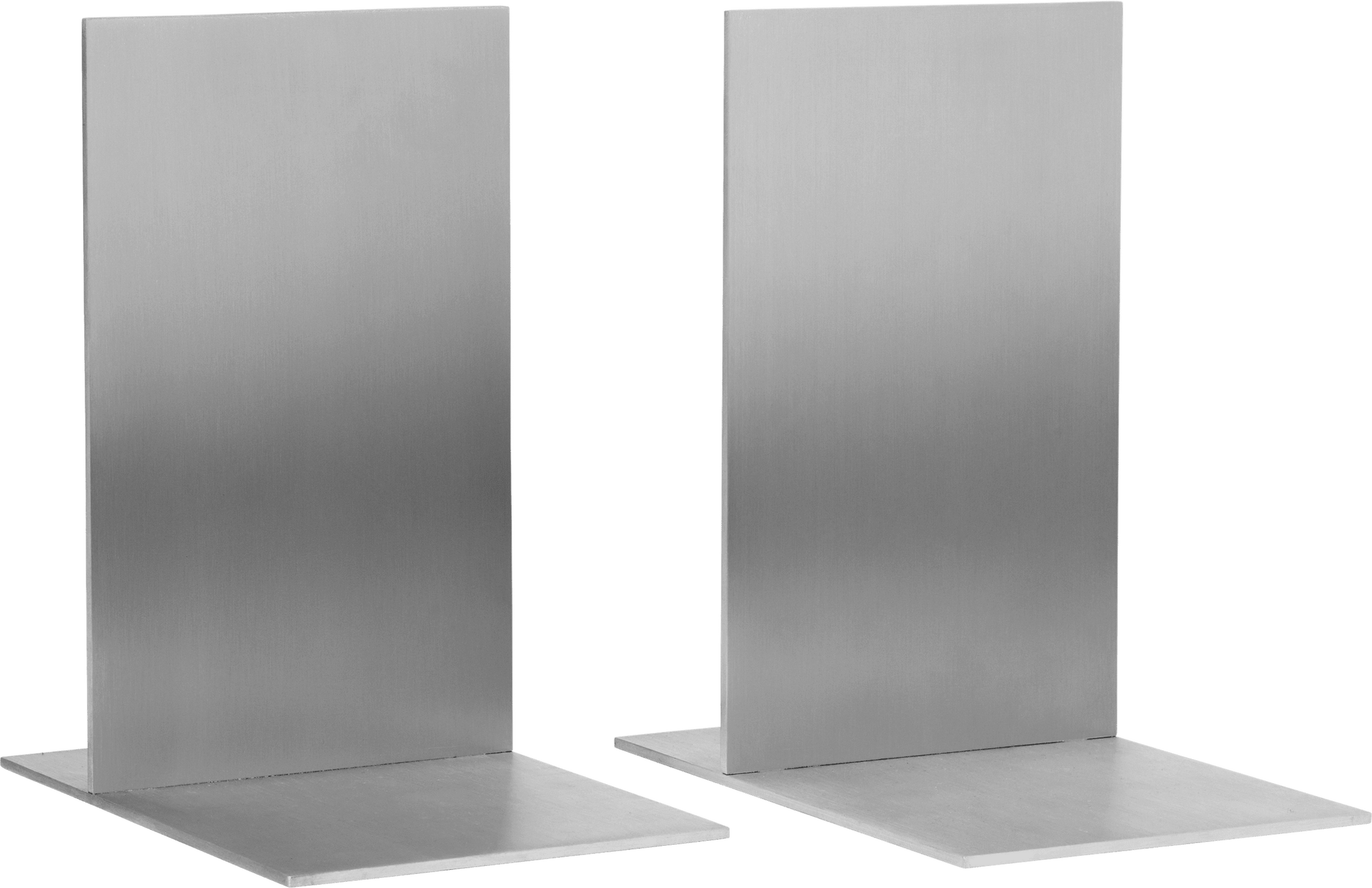 Podpórki do książek Lager aluminium 2 szt.