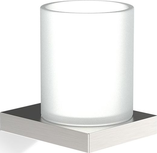 Kubek na szczoteczki do zębów Contract stal matowa ścienny