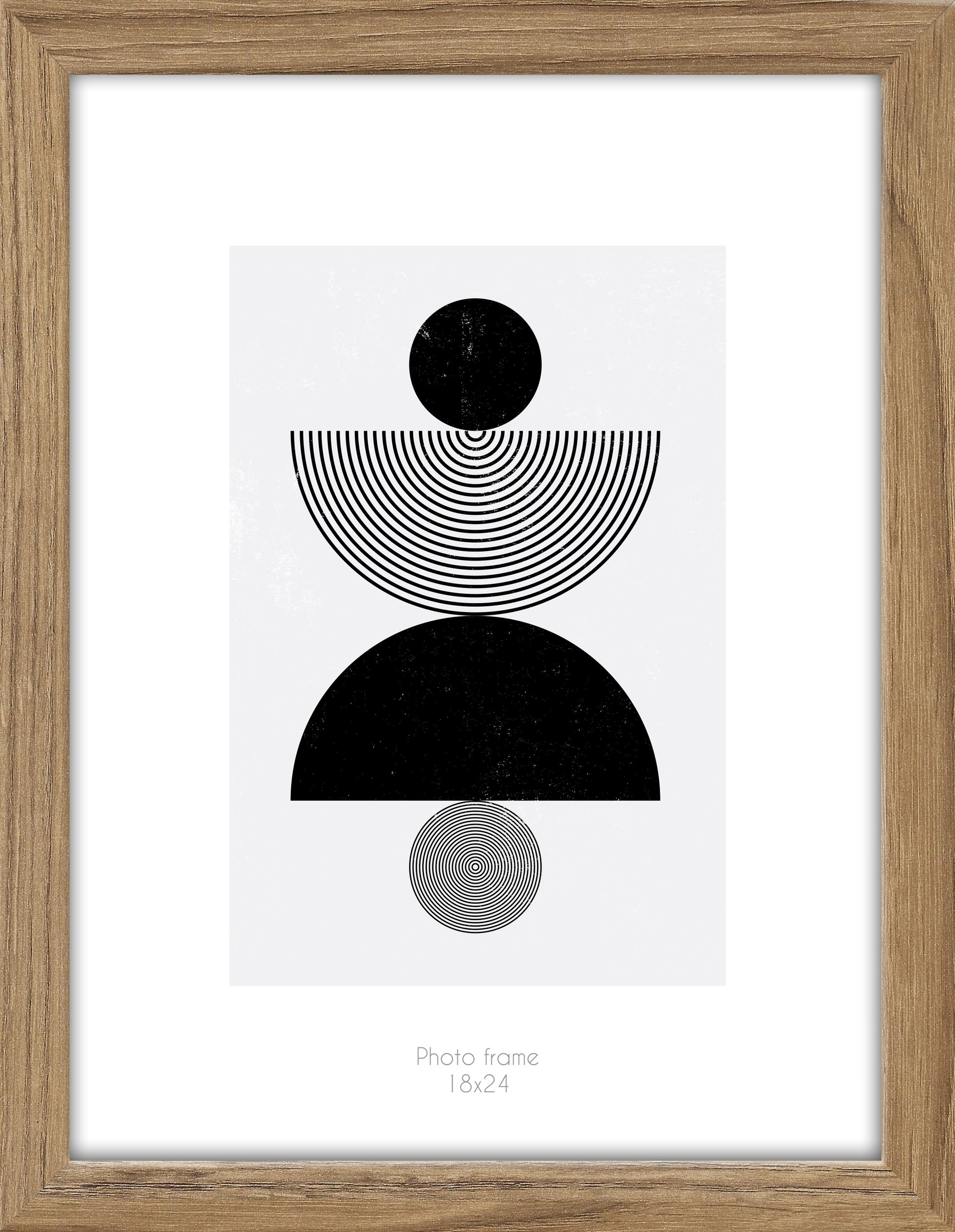 Ramka na zdjęcia Kyoto 18 x 24 cm brązowa