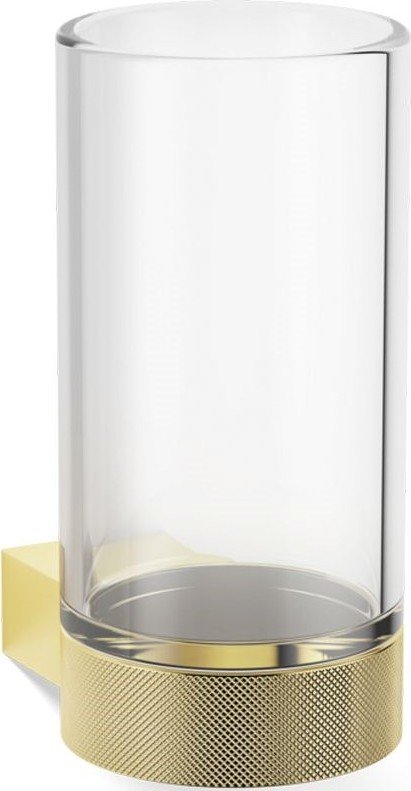 Kubek na szczoteczki do zębów Club złoty ścienny