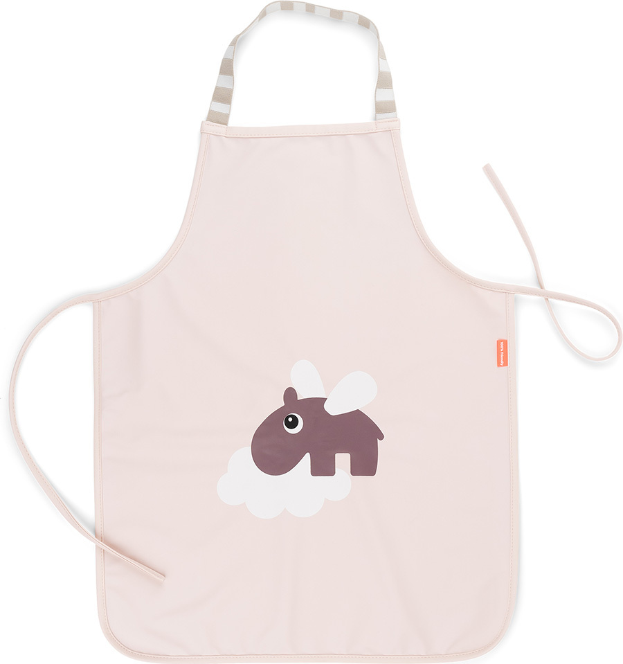 Fartuszek dziecięcy Happy Clouds różowy wodoodporny