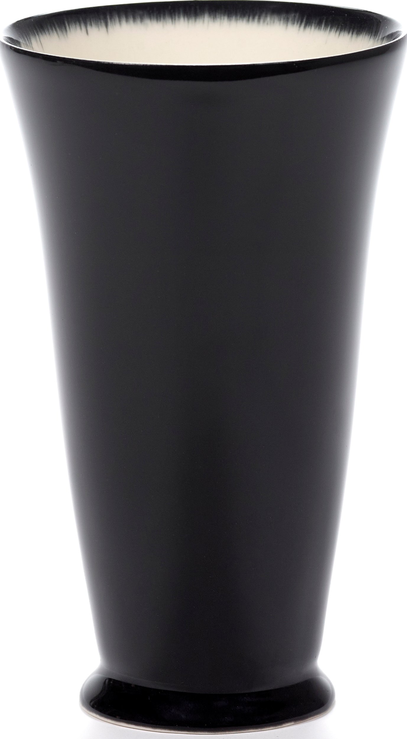 Kubek Dé D 340 ml czarno-biały