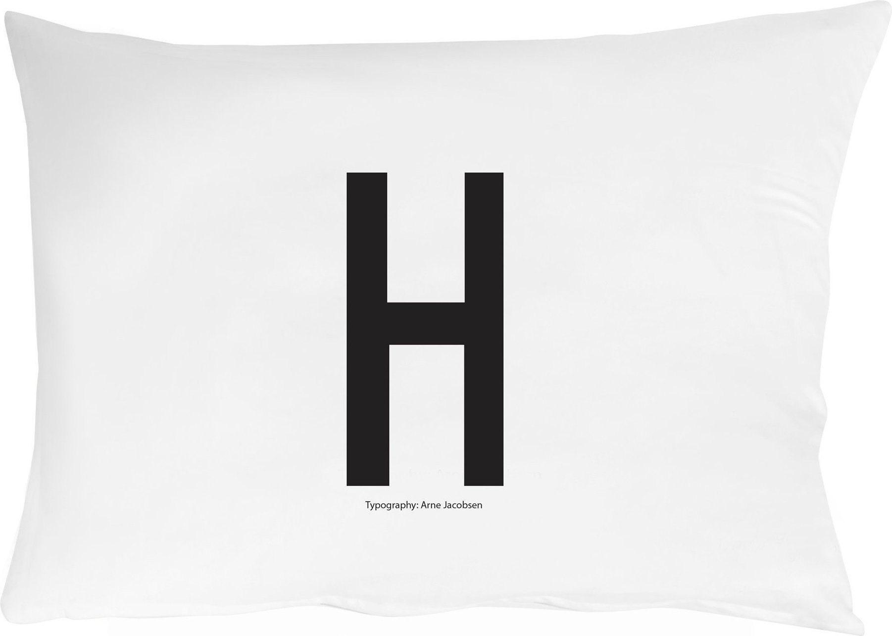 Poszewka na poduszkę Arne Jacobsens Vintage ABC litera H