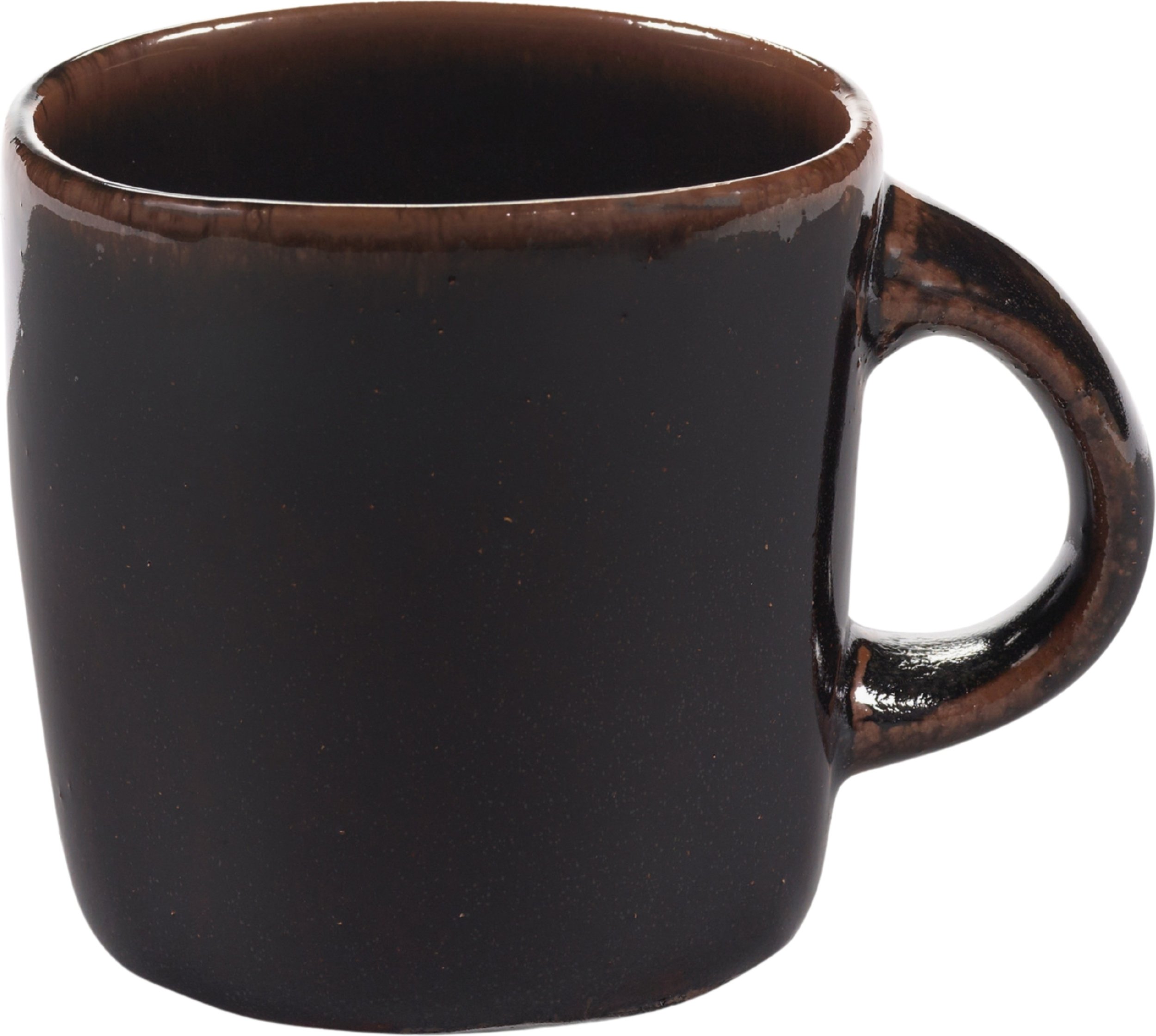 Kubek Out of Lines 300 ml brązowo-czarny