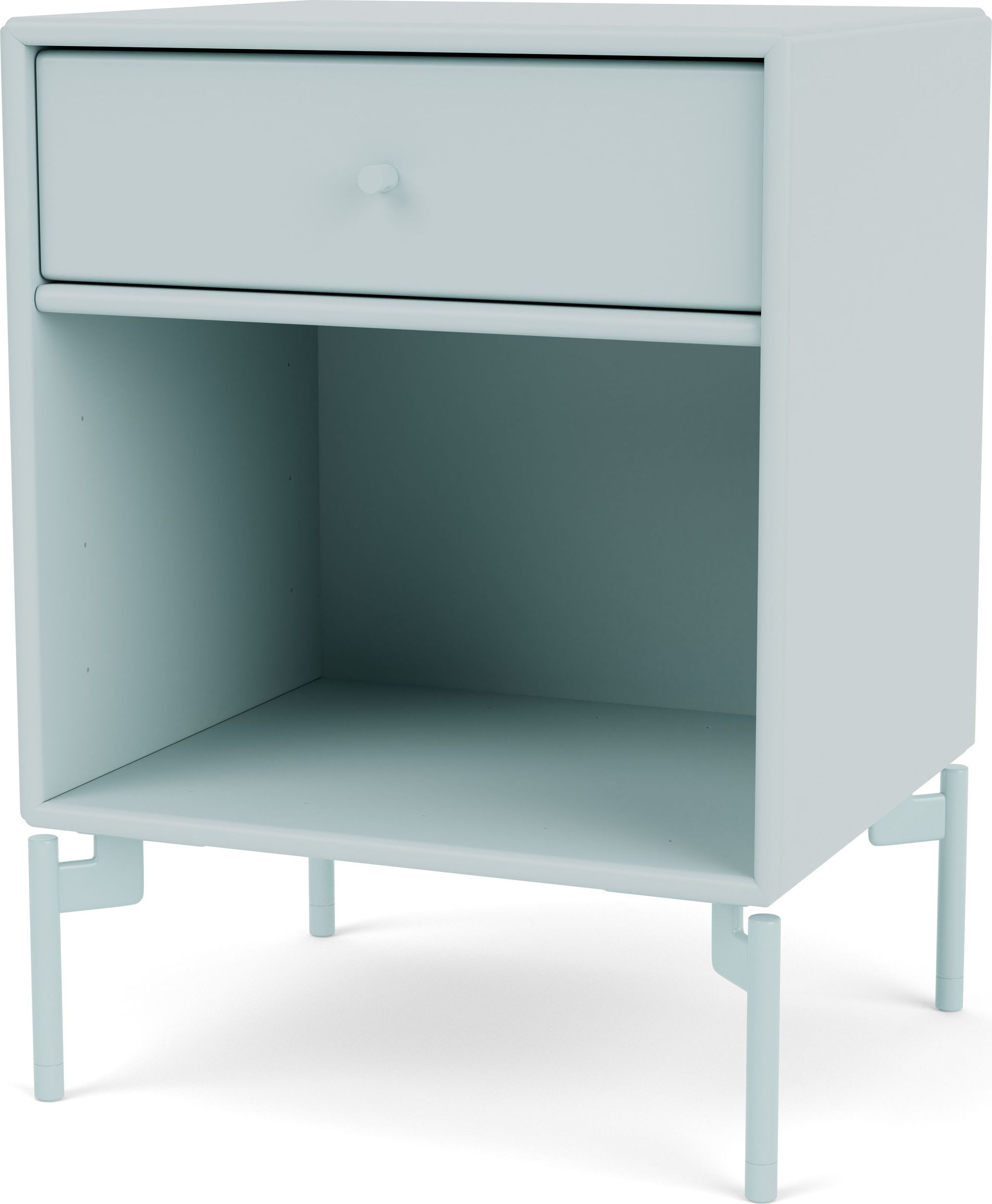 Szafka nocna Dream jasnobłękitna na jasnobłękitnych nogach