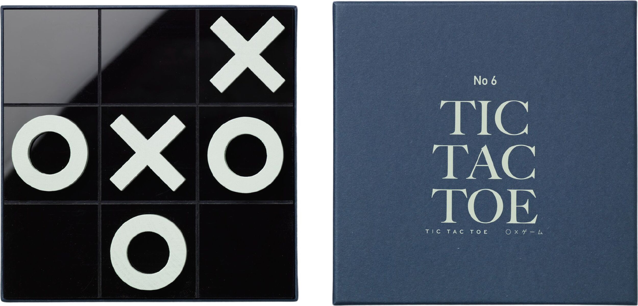 Tic Tac Toe Printworks Classic ciemnoniebieska