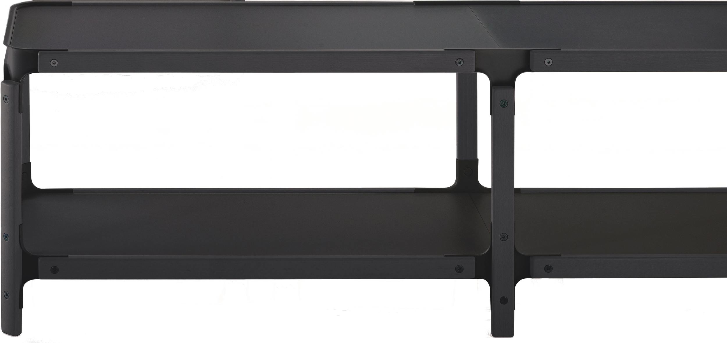 Regał do systemu modułowego Steelwood czarny