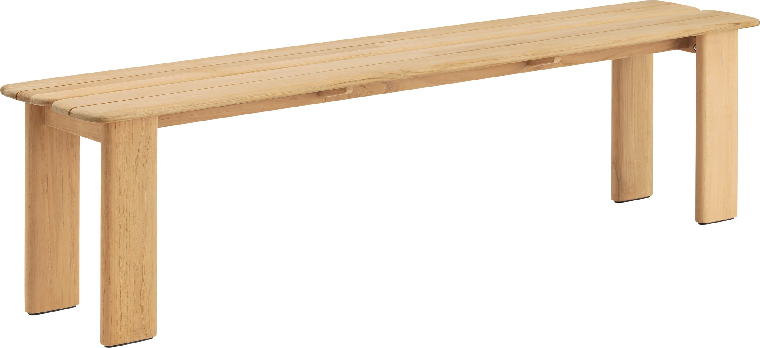 Ławka ogrodowa Assemble 180 x 36,5 cm naturalne drewno