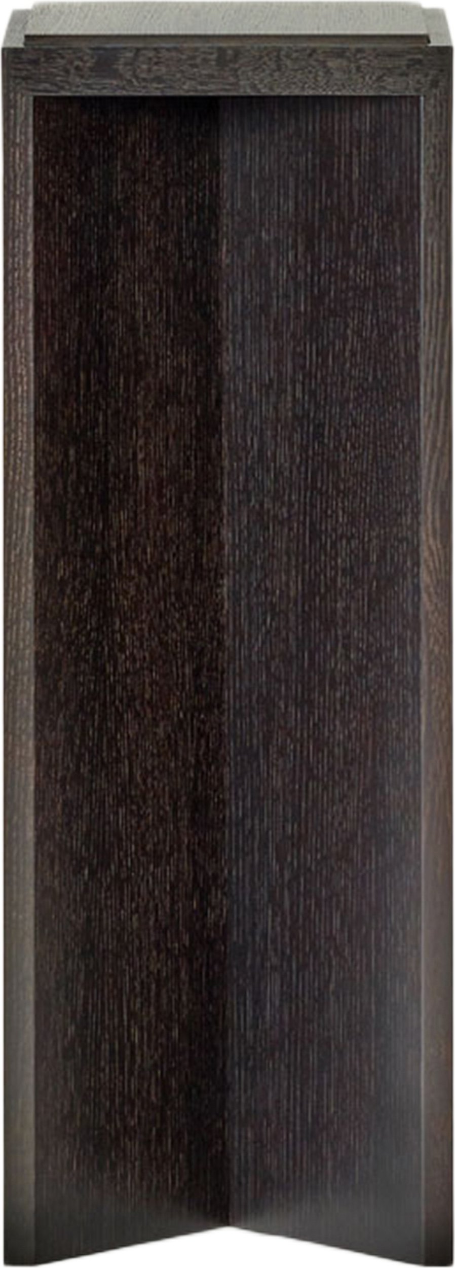 Stolik boczny Kubé wysoki 103 cm brązowy