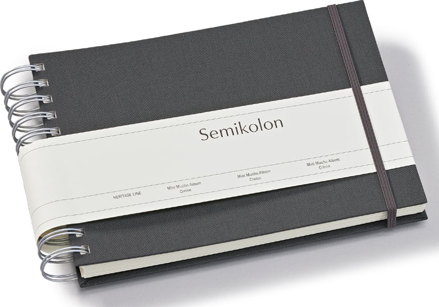 Album na zdjęcia Uni Mini Mucho ciemnoszary z białymi kartami