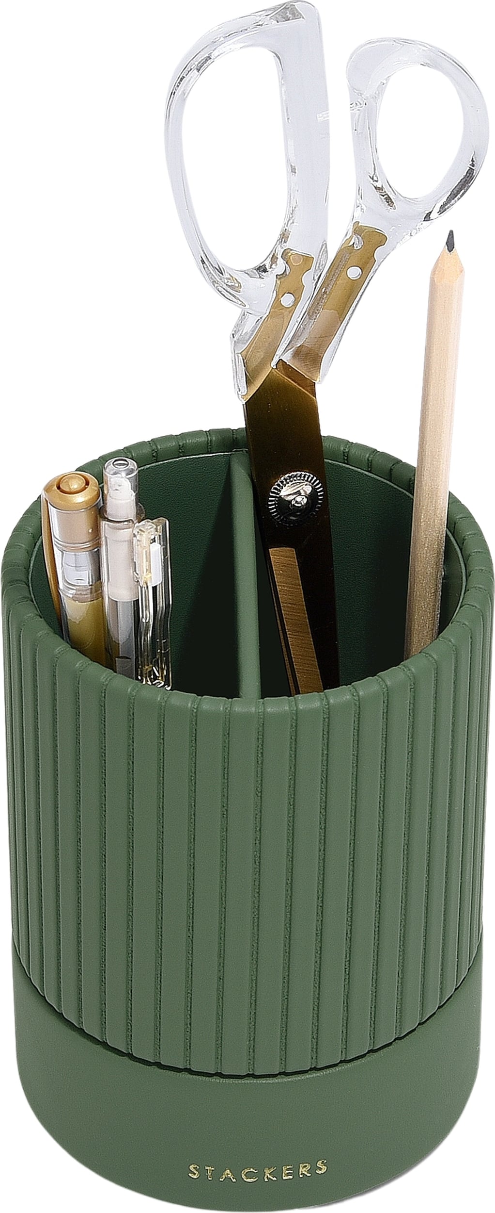 Organizer na przybory biurowe Stackers szmaragdowy 2 el.