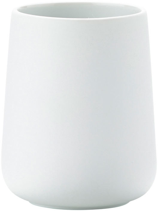 Kubek na szczoteczki do zębów Nova biały