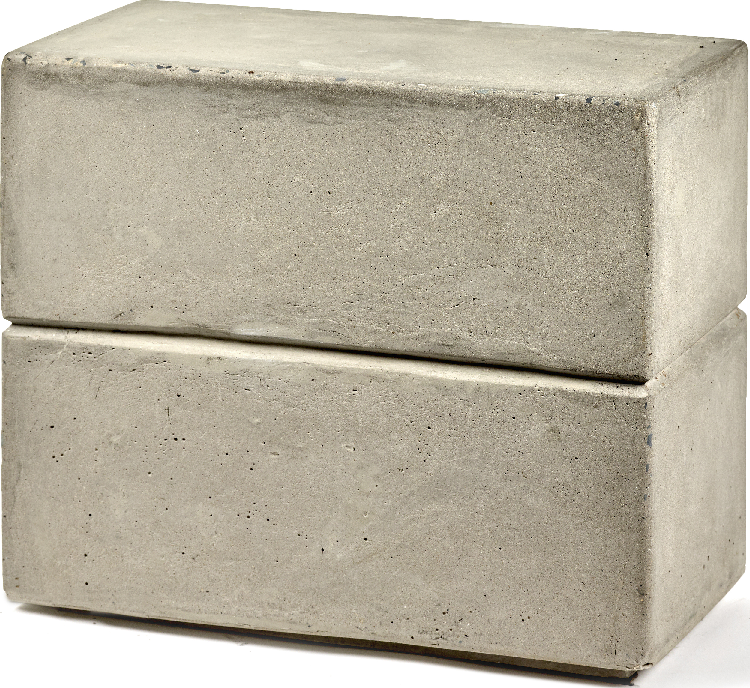 Stołek lub stolik boczny Pawn prostokątny betonowy