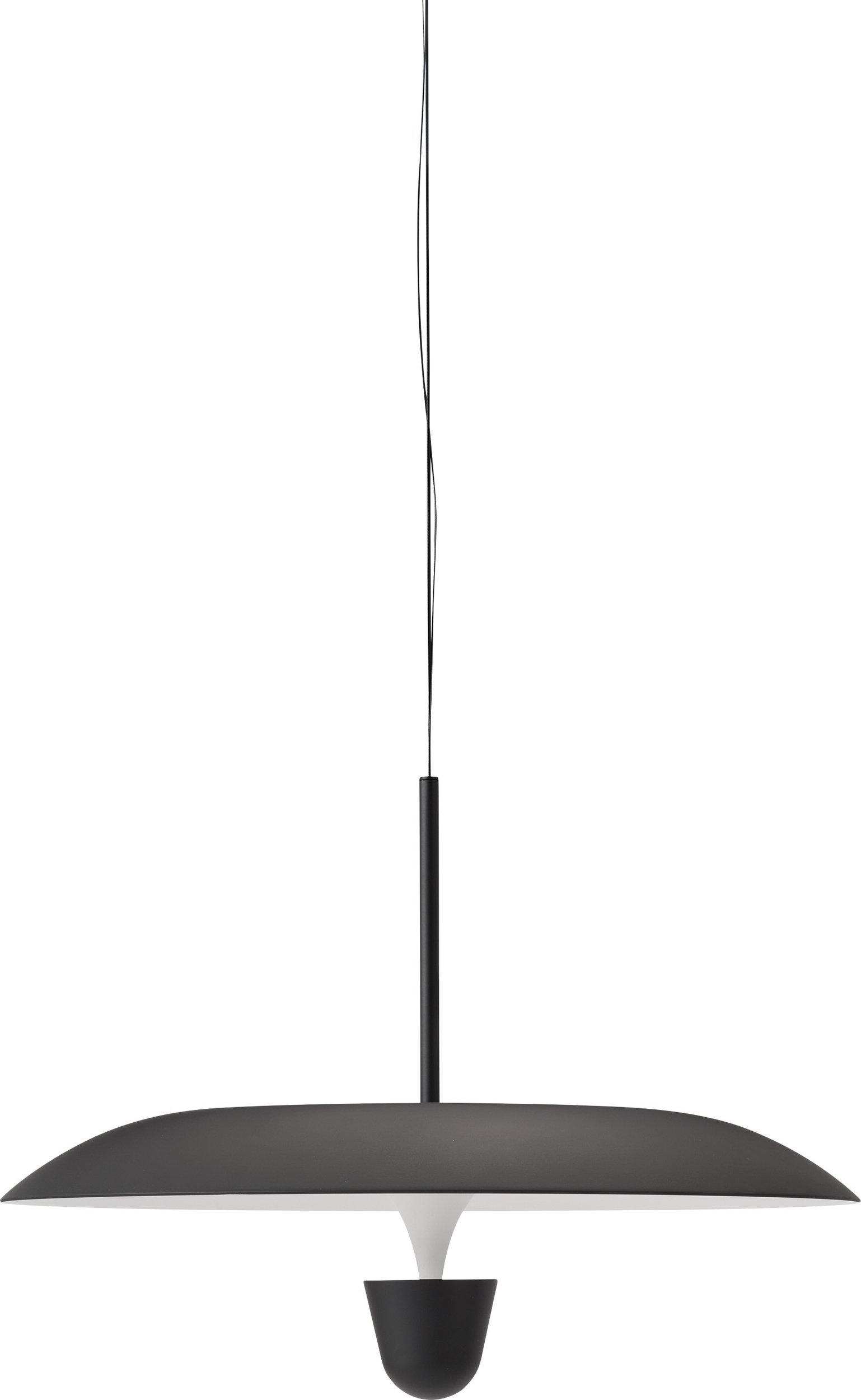 Lampa wisząca Kantarell 55 cm czarna