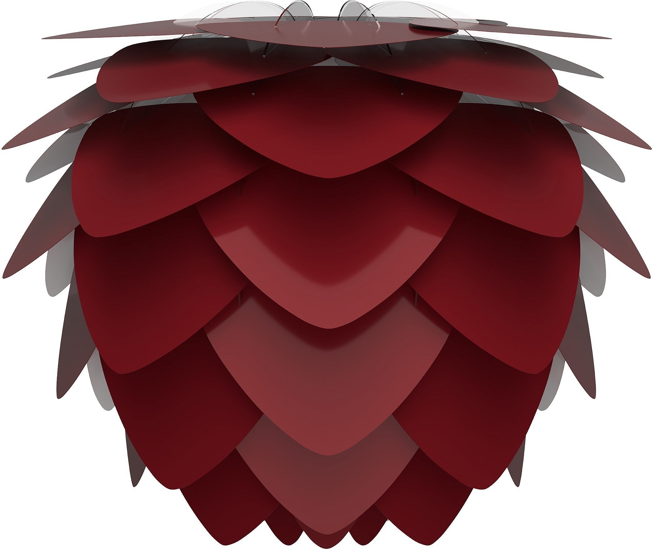 Lampa Aluvia średnia rubinowa czerwień