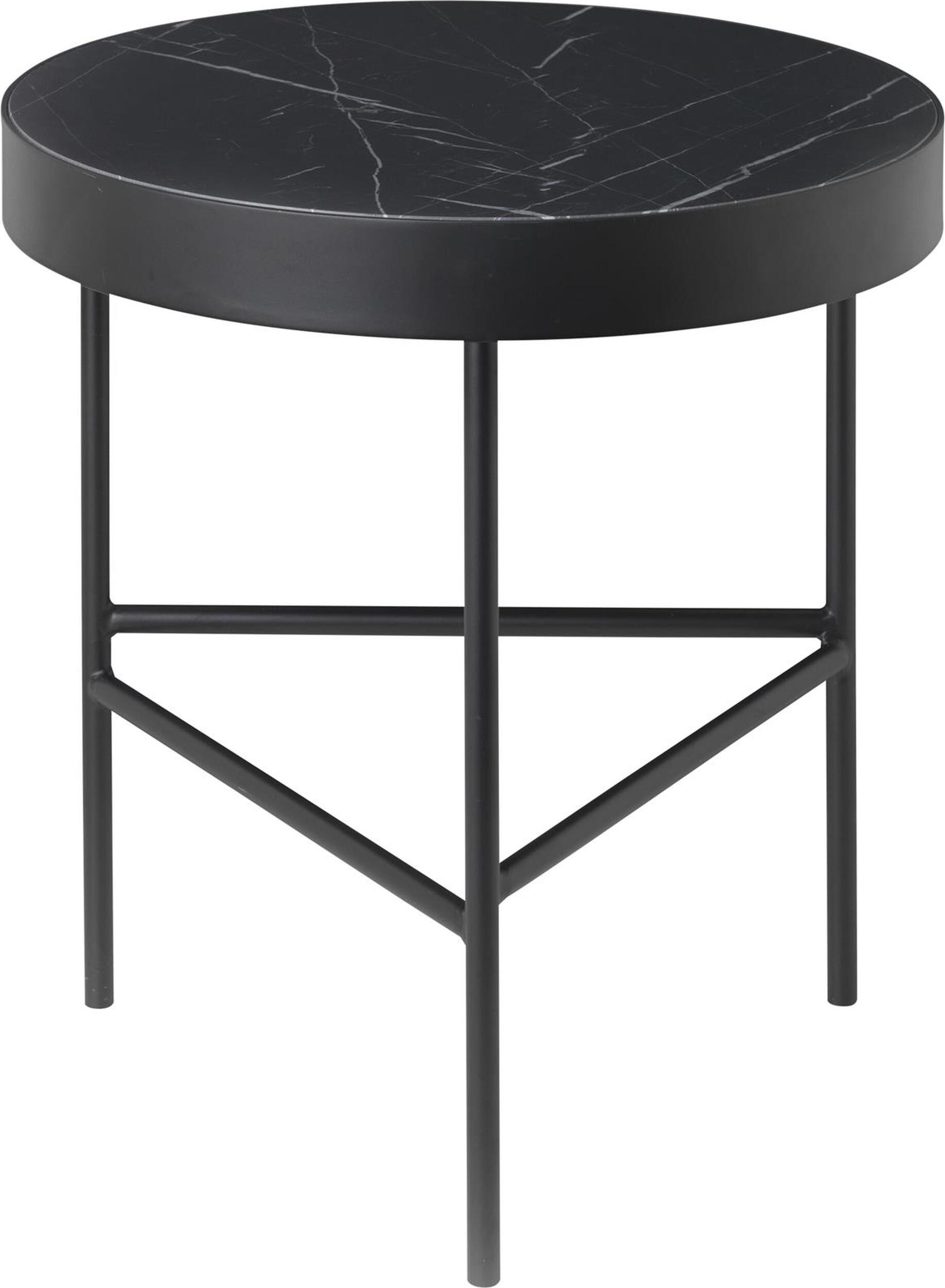 Stolik kawowy Marble mały czarny