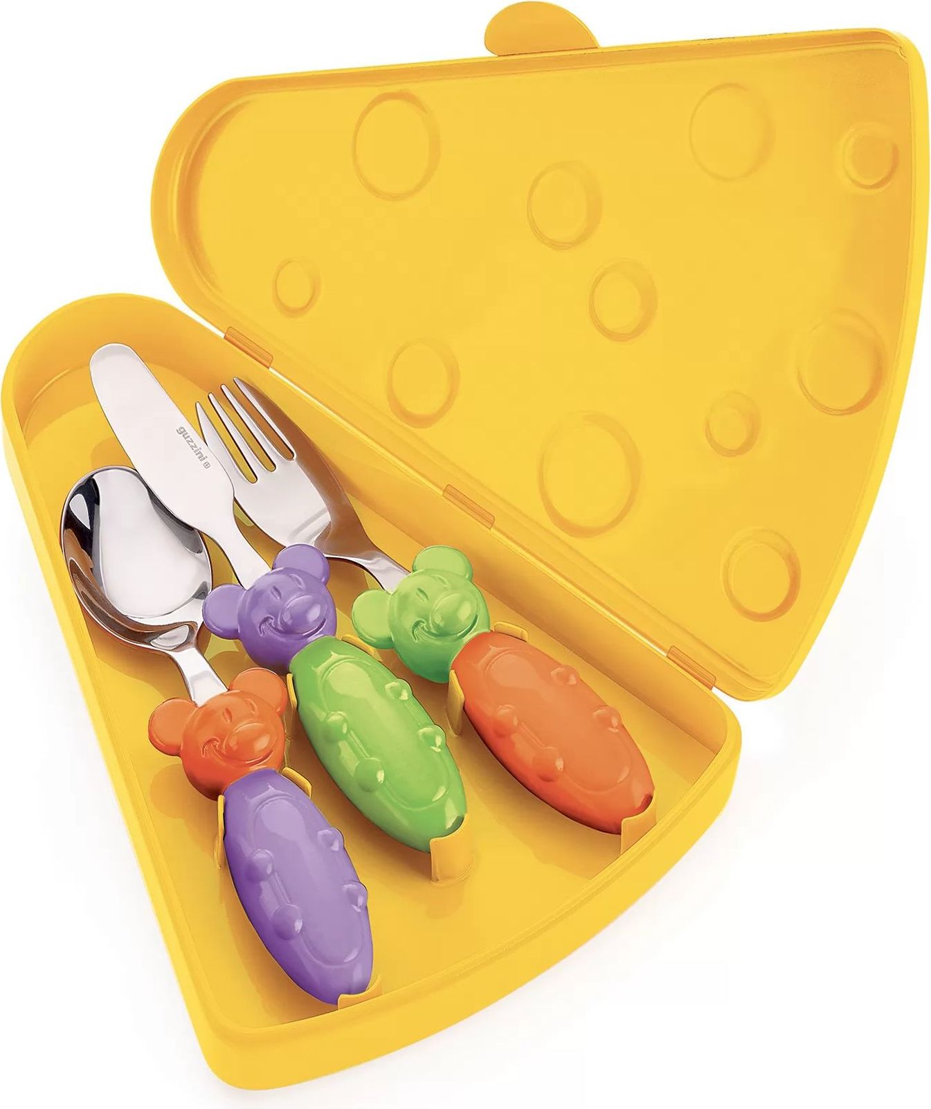 Komplet sztućców dla dzieci Bimbi w etui 4 el.