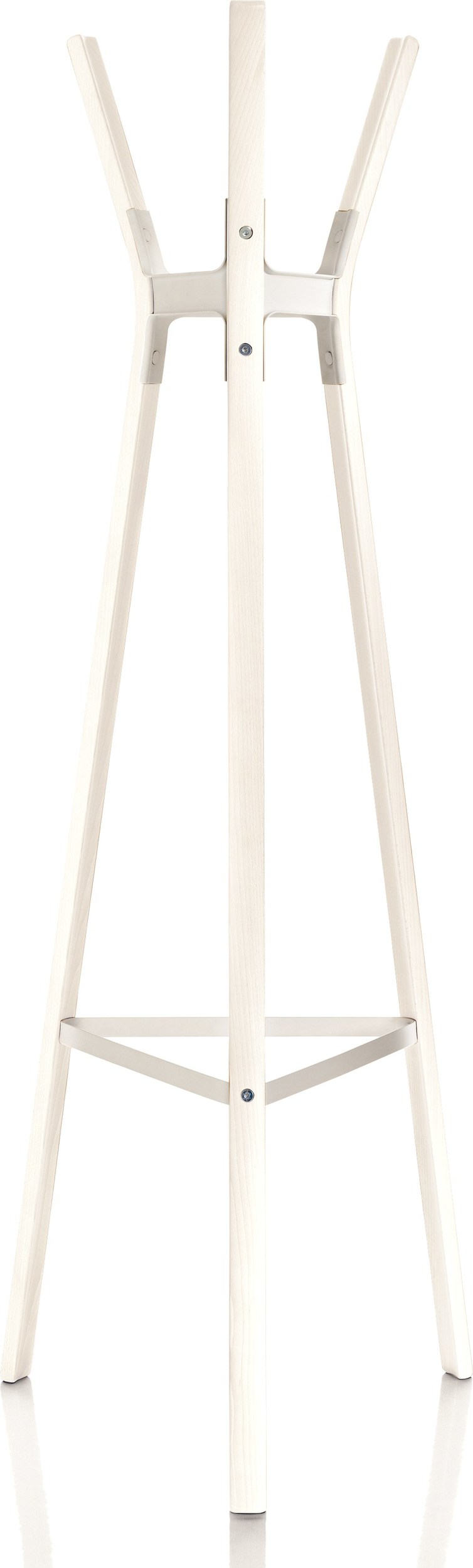 Wieszak stojący Steelwood biały