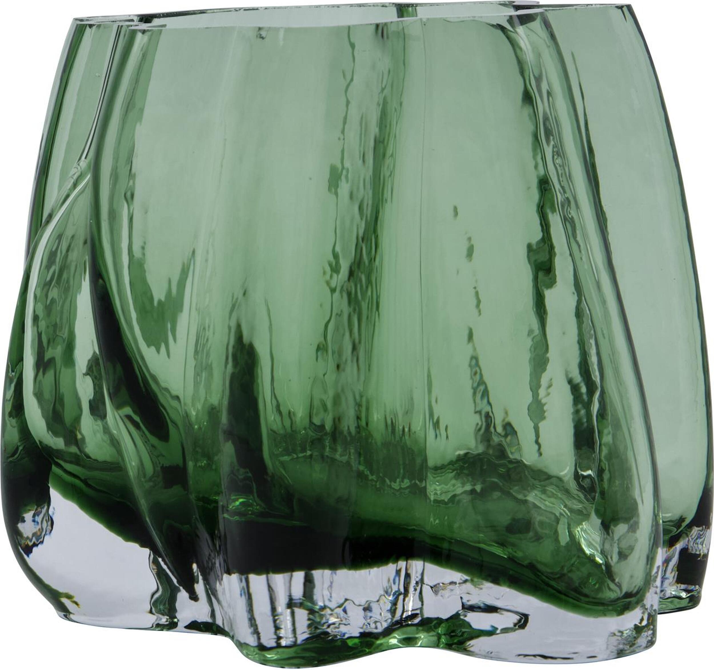 Świecznik na tealighty Curva 12,5 cm zielony