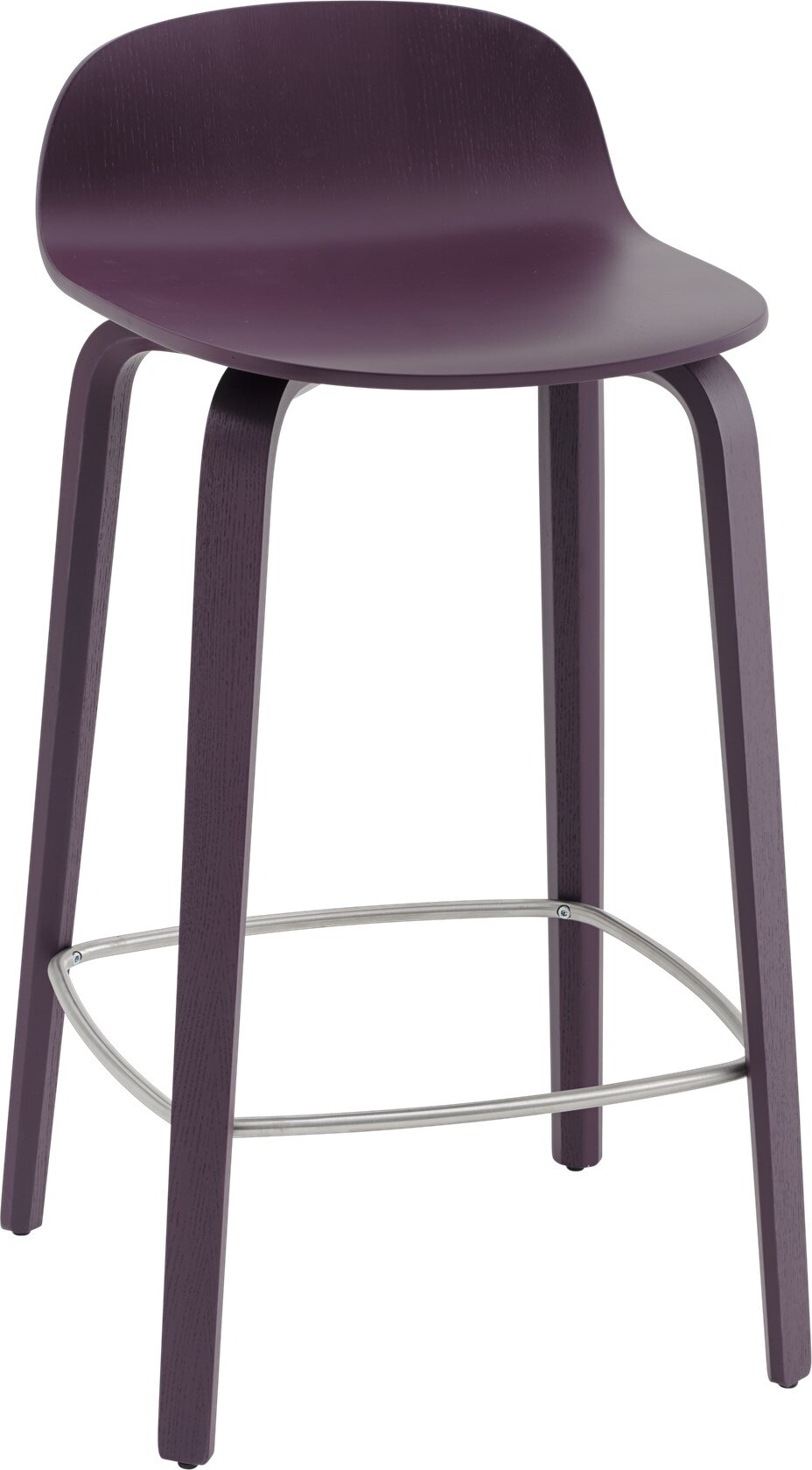 Stołek Visu 65 cm śliwkowy