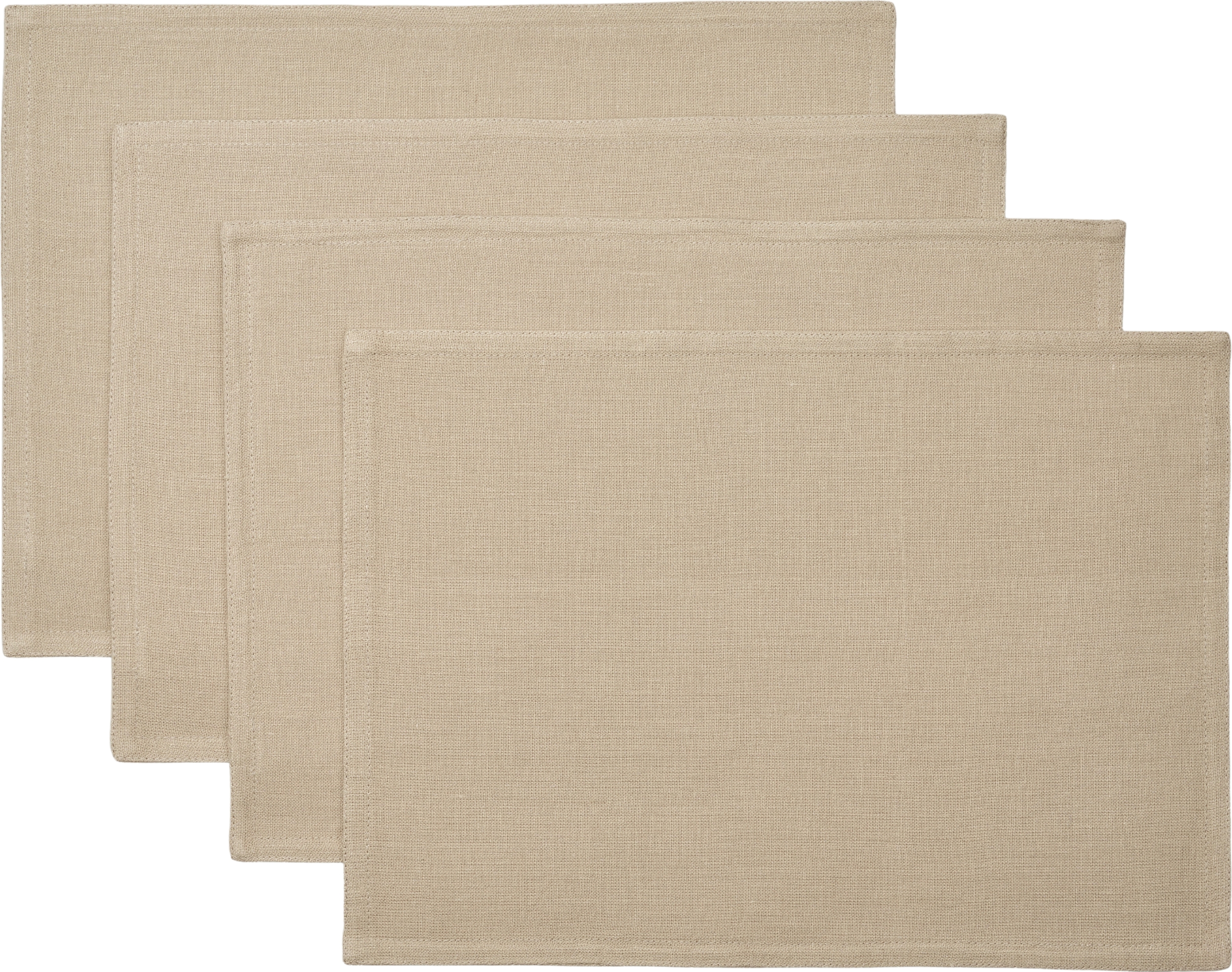Podkładki pod talerze Soft Collection piaskowe 4 szt.