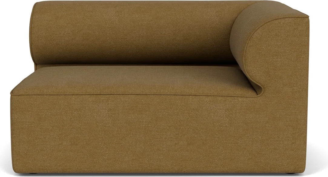 Narożnik prawostronny sofy modułowej Eave Bouclé 96 x 144 cm brązowy