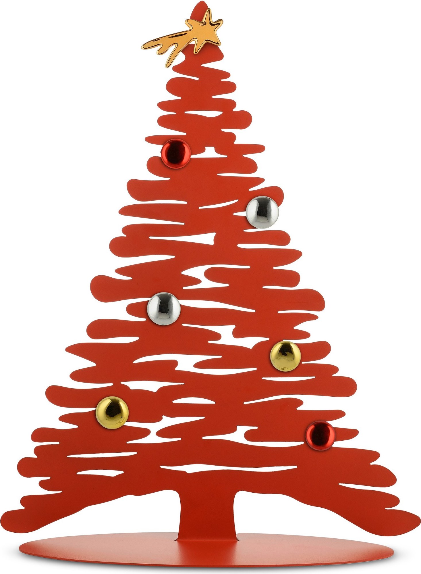 Dekoracja świąteczna choinka Alessi-czerwona