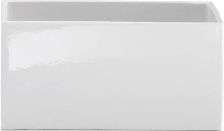 Pojemnik łazienkowy Porzellan 12 x 25 cm biały