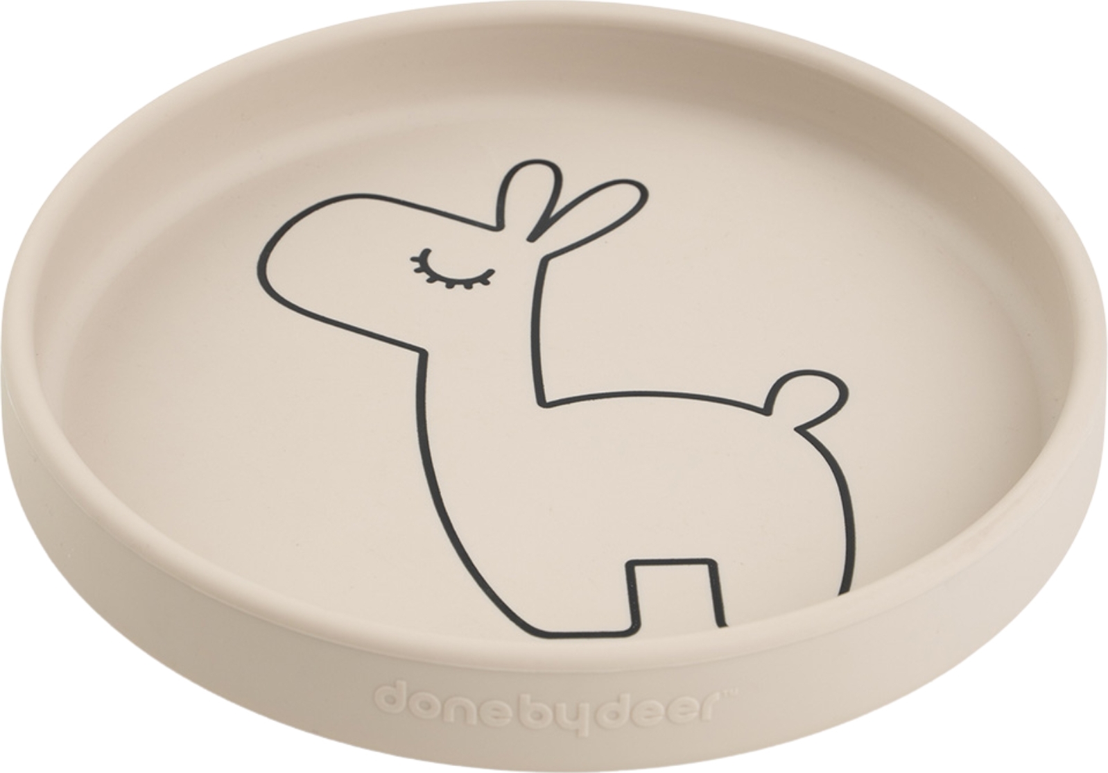 Talerzyk Deer Friends Lalee lama silikonowy
