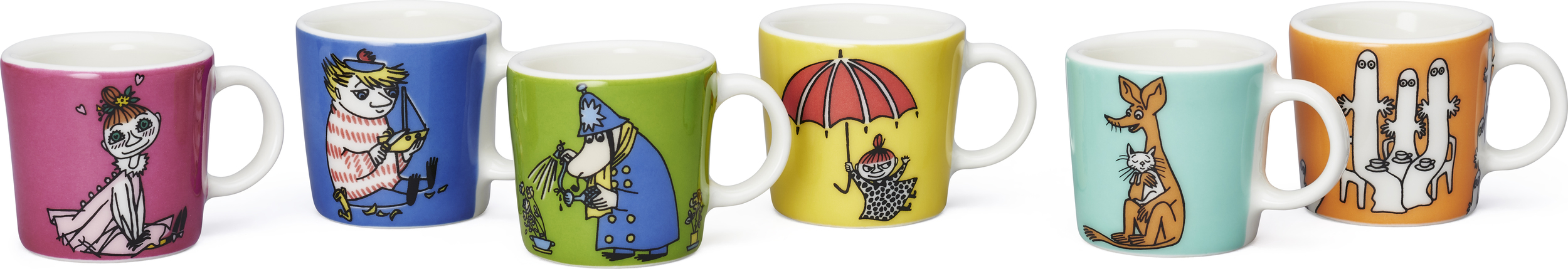 Kubki Arabia Finland Series 3 Muminki mini 6 szt.