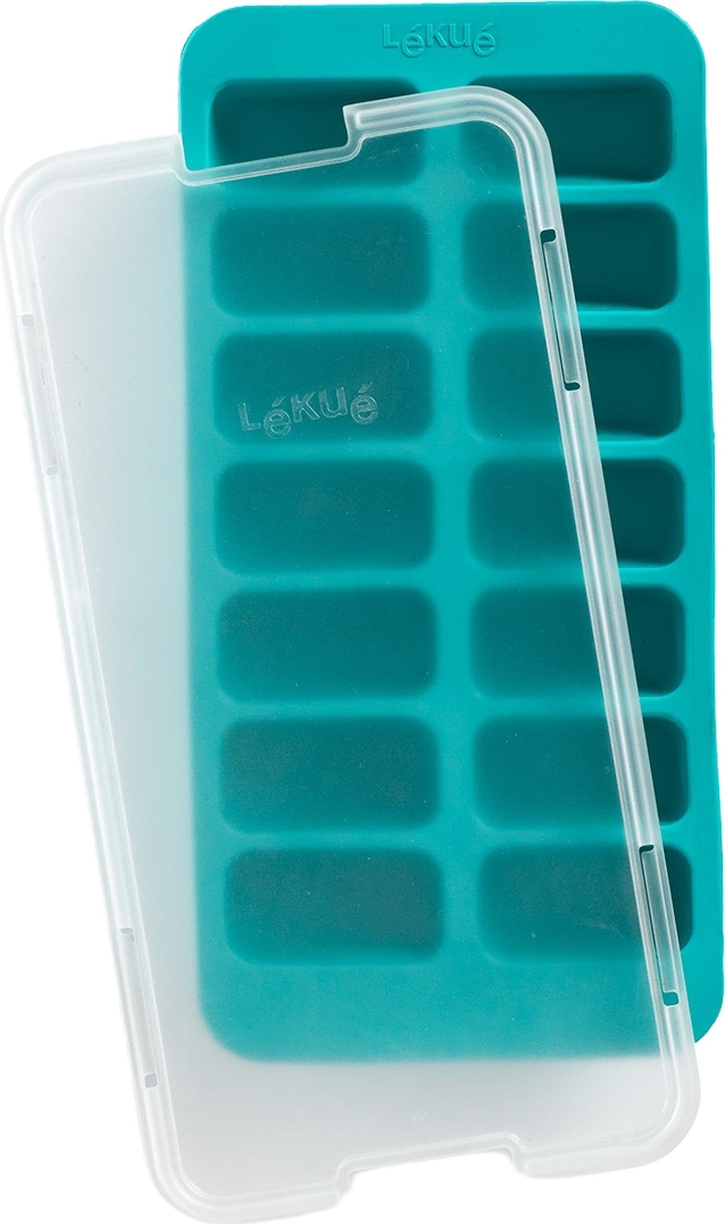 Forma do lodu Lekue kostki niebieska