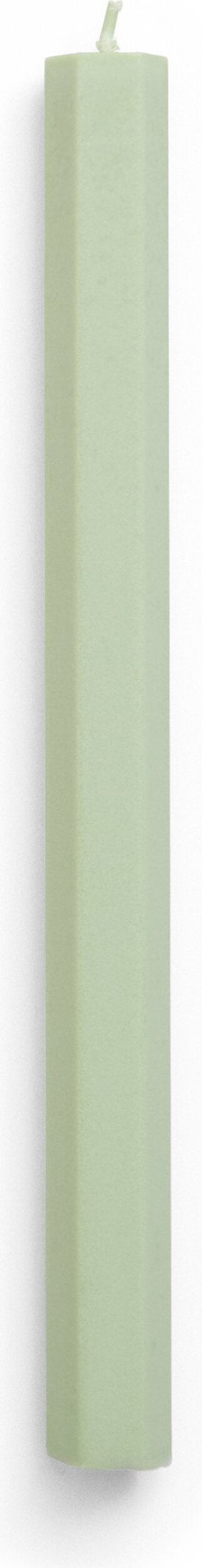 Świeca Hexagon pistacjowa