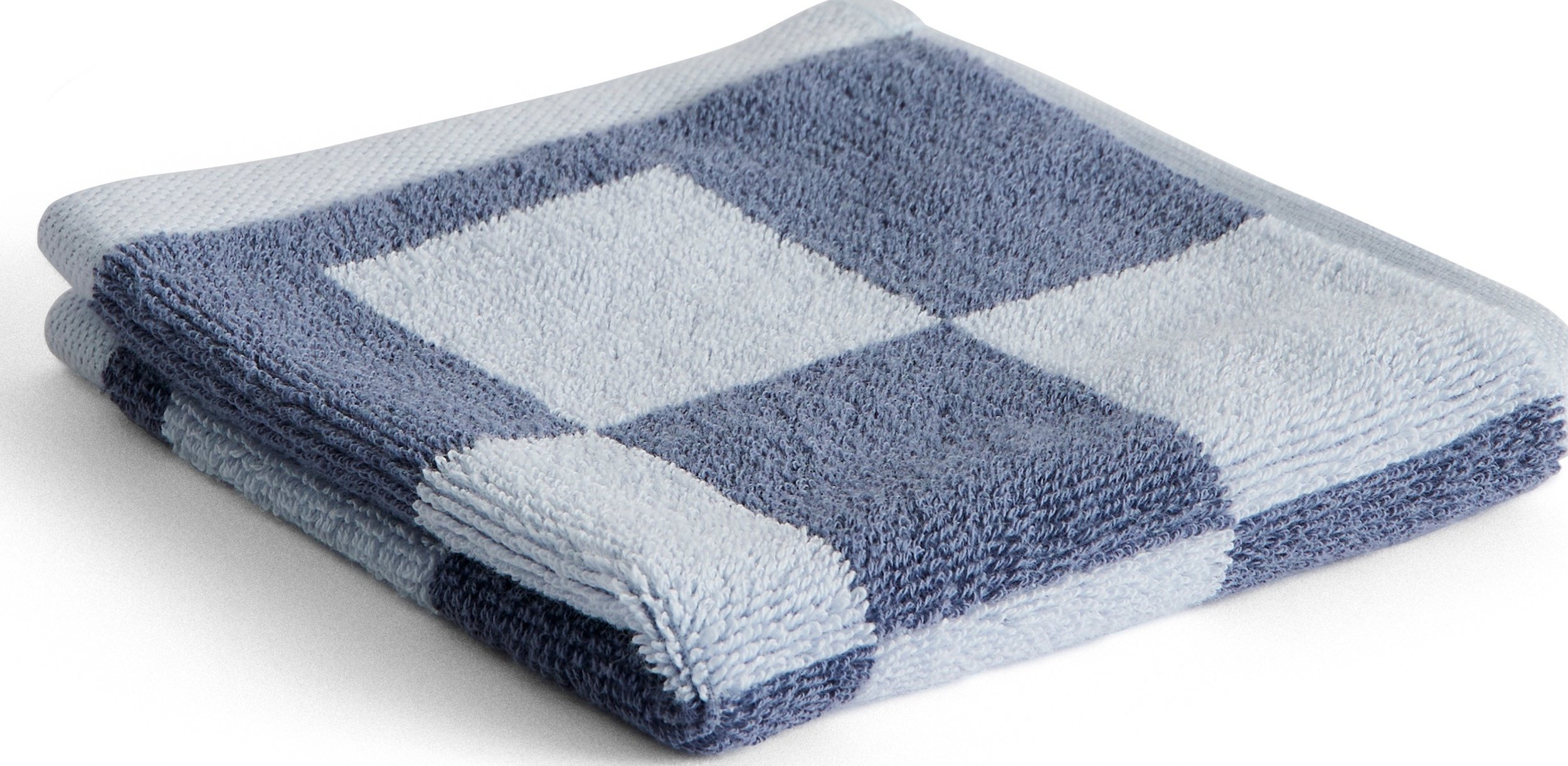 Ściereczka do naczyń Check Organic 30 x 30 cm niebieska