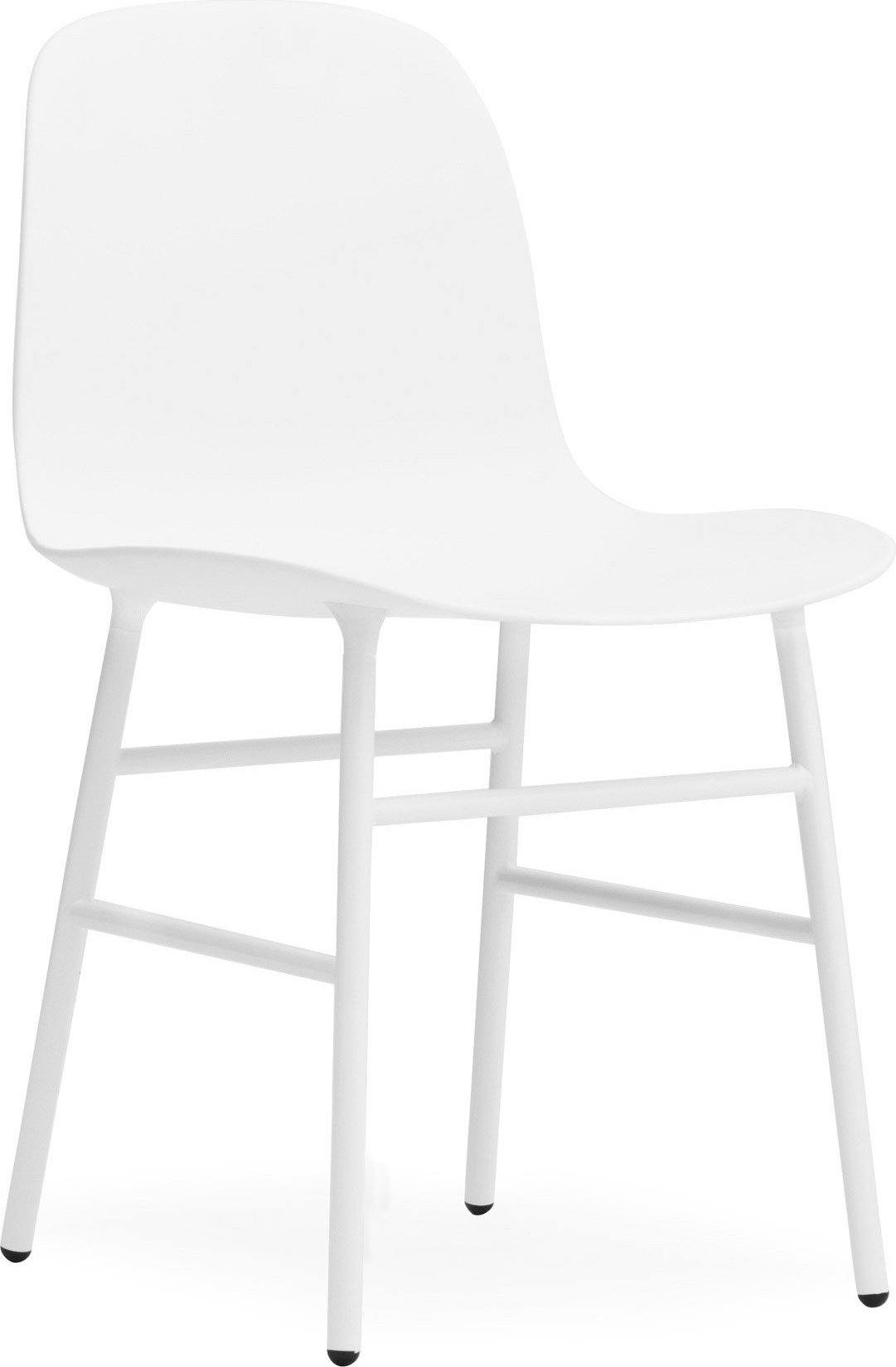 Krzesło Form stalowe nogi białe