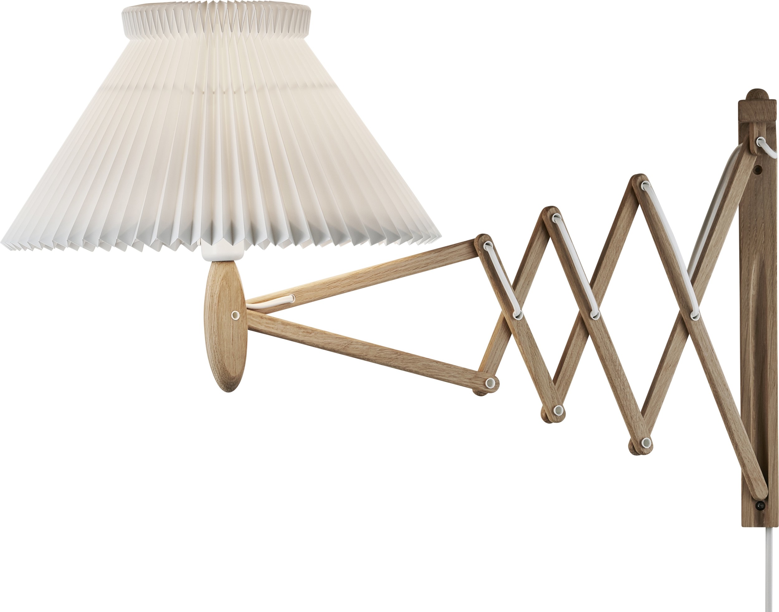 Kinkiet Sax 1-21 jasny dąb z papierowym kloszem