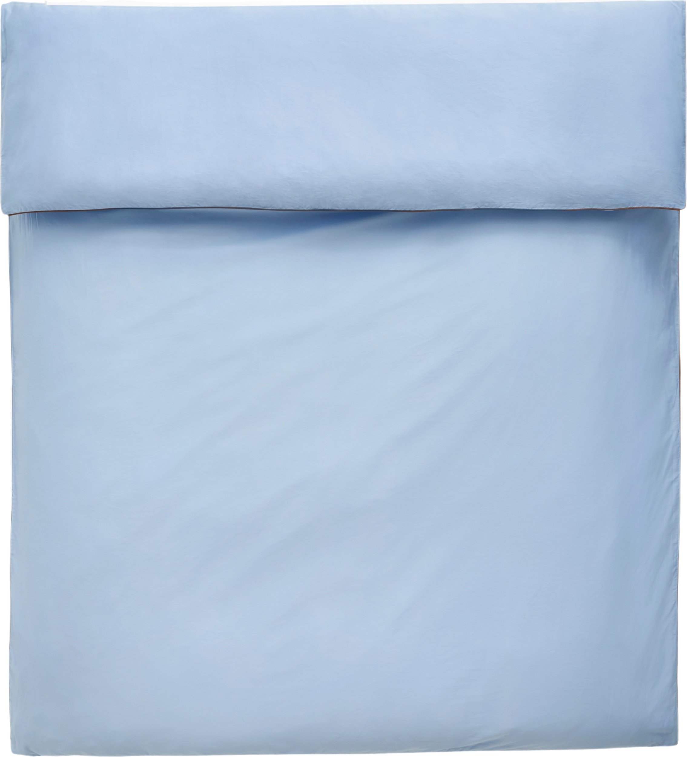 Poszewka na kołdrę Outline 160 x 210 cm jasnoniebieska