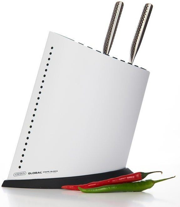 Blok na 9 noży Global biały