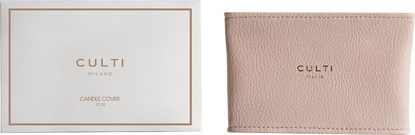 Pokrowiec ozdobny na świecę Culti różowy