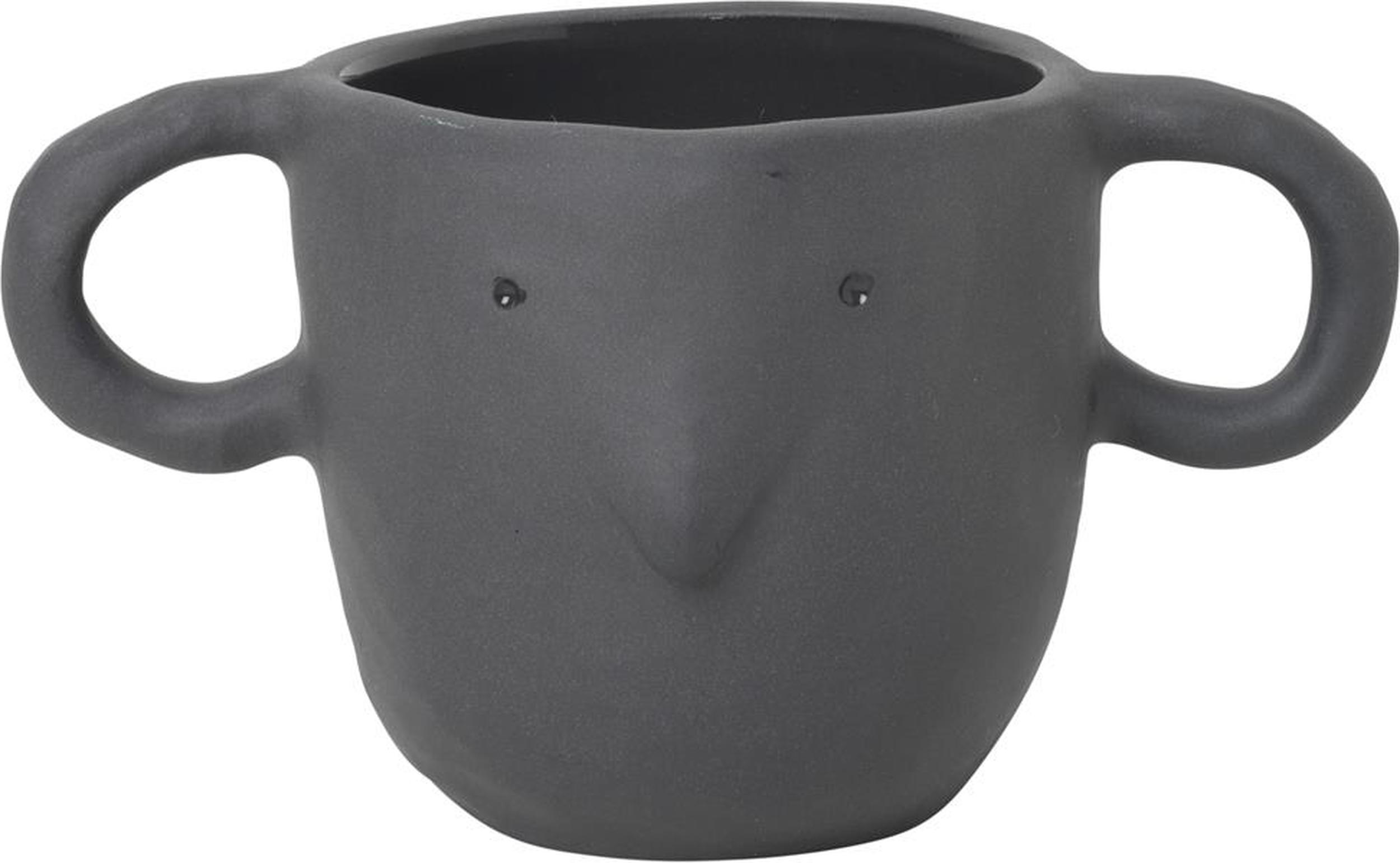 Doniczka Mus 9 cm ciemnoszara