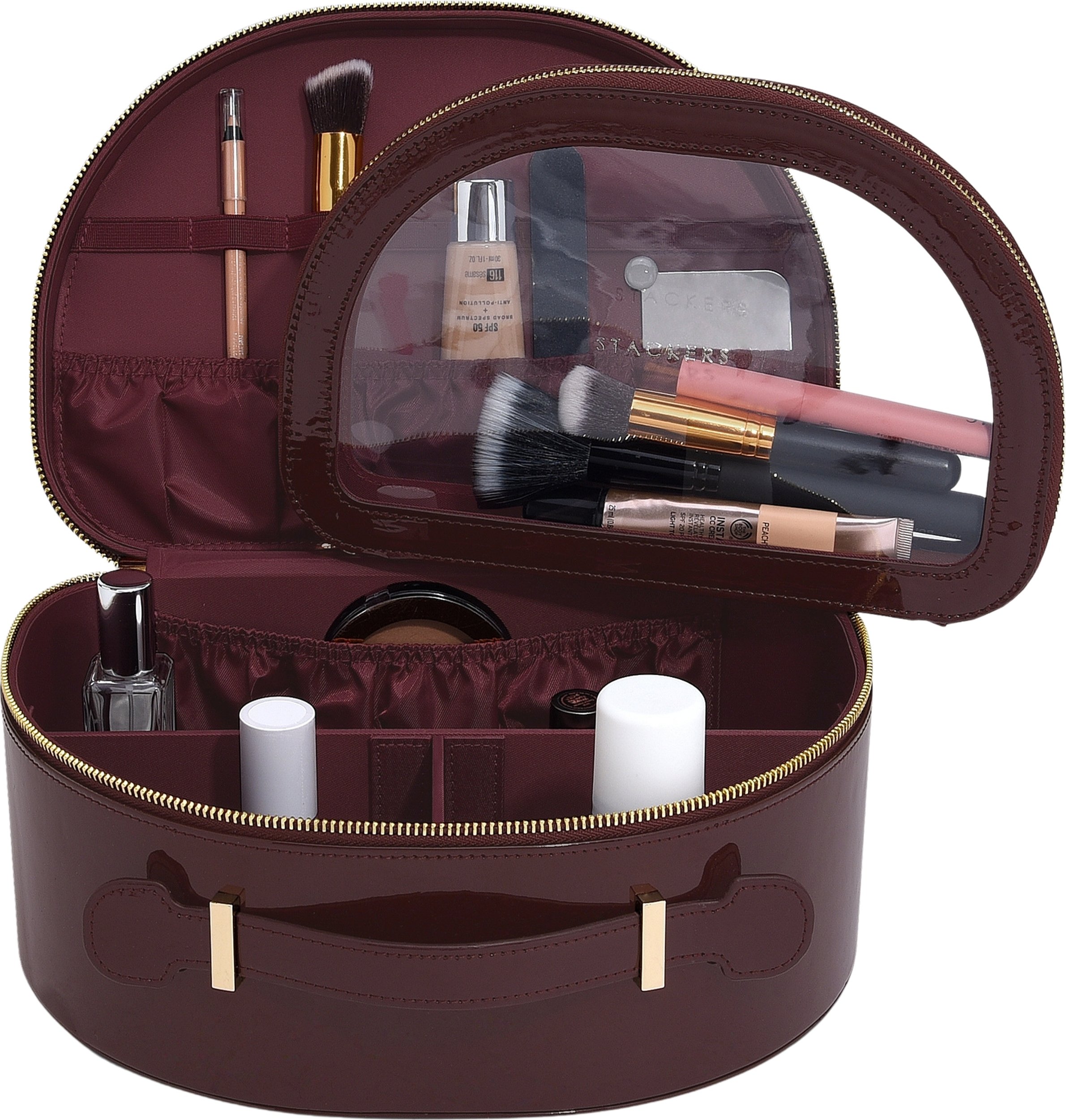 Kosmetyczka Stackers Vanity wiśniowa