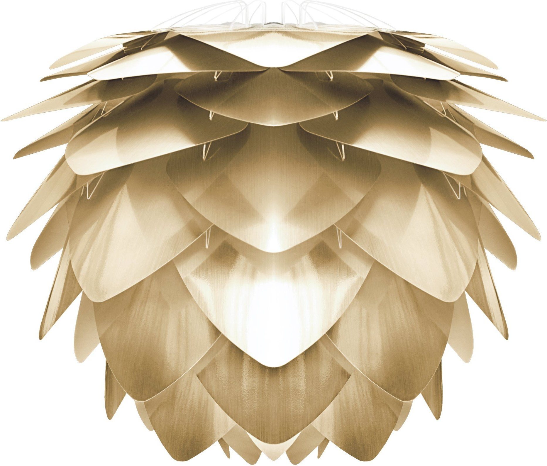 Lampa Silvia Mini szczotkowany mosiądz