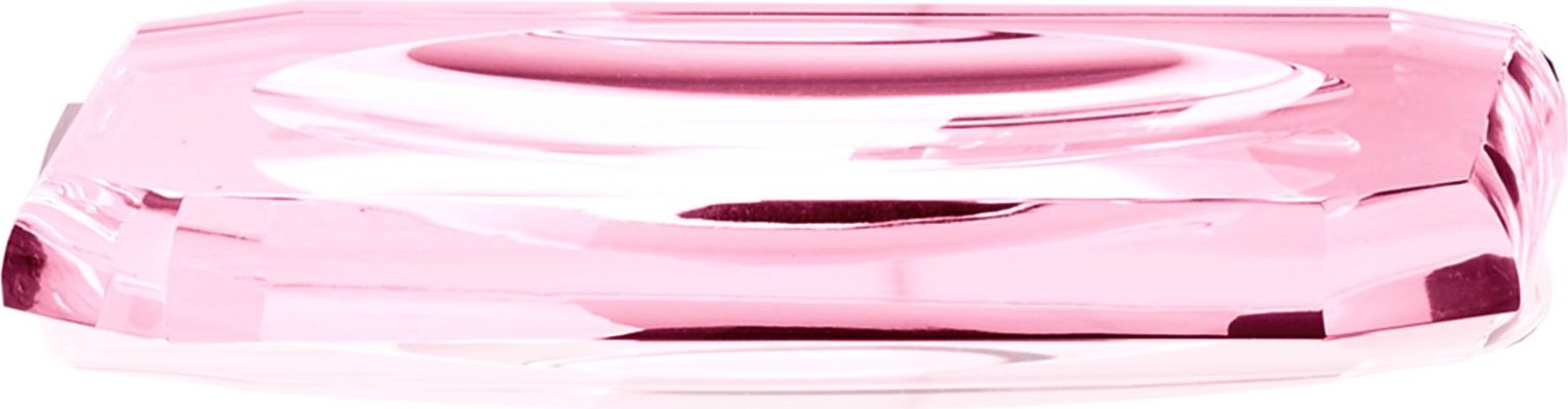 Taca łazienkowa Kristall różowy